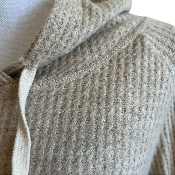 Soft Project Social T Sz M Waffle Knit Pullover Hoodie - Picture 11 of 12